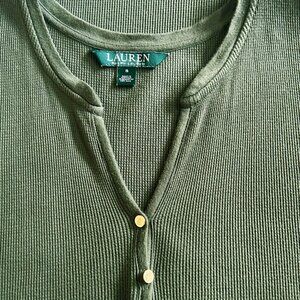 LRL Jersey Shirt Dress
